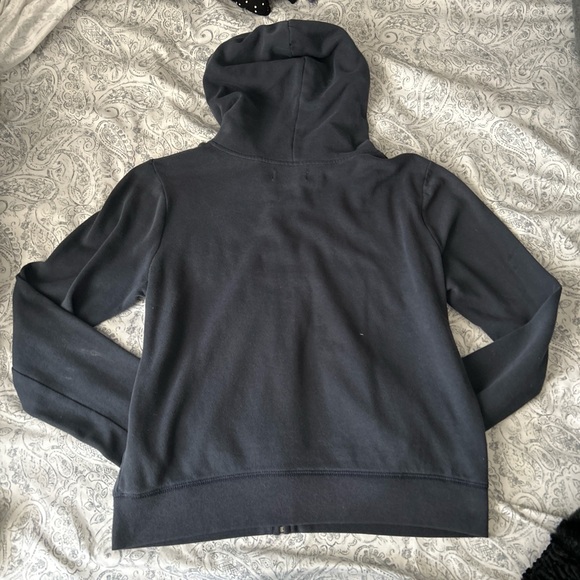 Hollister Navy Hoodie with Pink Surf Club Logo - Picture 3 of 3